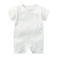 thumbnail image 1 of eczipvz Baby Boy Clothes 9-12 Months Baby Bodysuit Cute Newborn Boy Funny Rompers Girl Clothes White,18-24 Months, 1 of 3