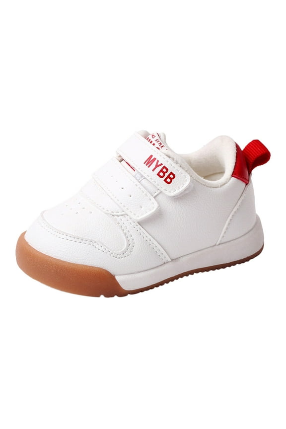 Baby Girl Sneakers Shoes for Girls Baby Shoes Soft Sole Toddler Shoes Pearl Dress Flower Princess Shoes Toddler Shoes Boys Slip On Sneakers Red,6-12 Months