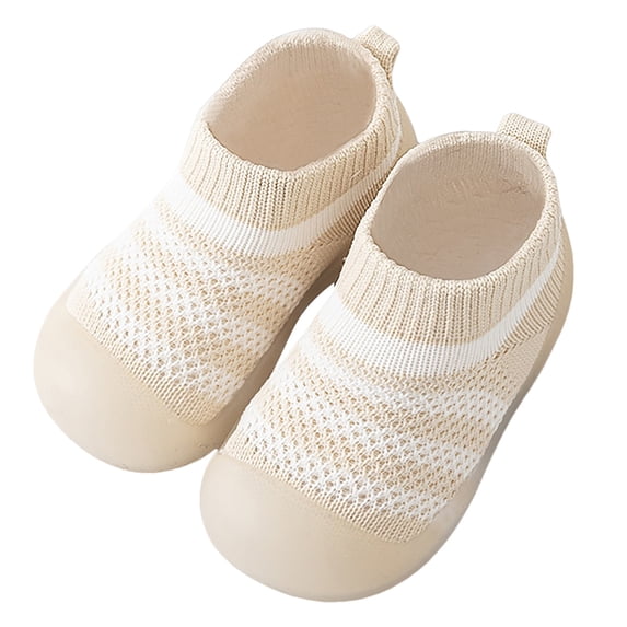 eczipvz Baby Girls' Shoes Shoes Toddler Indoor Baby Cute Animals First Walkers Casual Socks Elastic Baby Shoes Classic Fashion Footwear Khaki,0-6Months