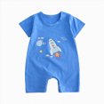 thumbnail image 1 of eczipvz Baby Rompers Boy Summer 0-3 Months Baby Boy Summer Clothes Newborn Romper Short Sleeve Bodysuit Infant Clothing 0 3 6 9 12 18 24 Months, 1 of 4