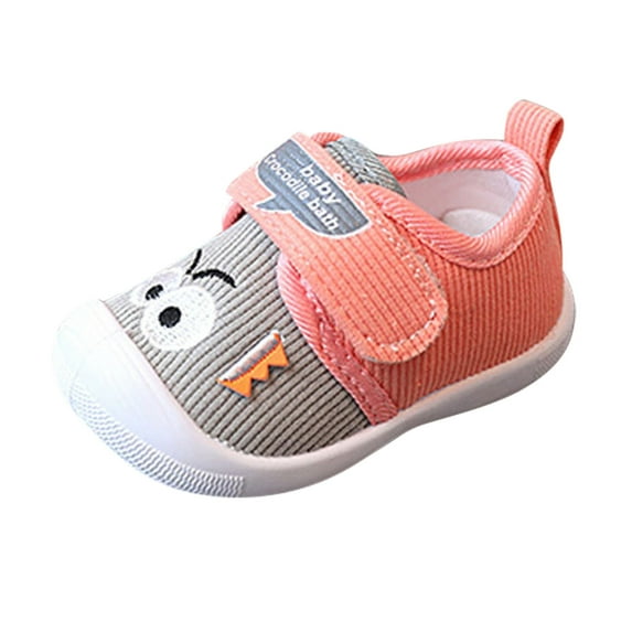 eczipvz Baby Shoes Spring and Autumn Children Baby Toddler Shoes Girls Round Toe Lightweight Comfortable Shoes for Girls Size 4(Pink,7)