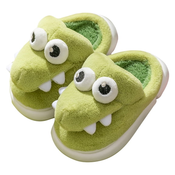 eczipvz Baby Slippers Boys Girls House Shoes Slip on Baby Sock Shoes Lightweight Outdoor Walking Shoes for Baby Boy Girl(Green,12)