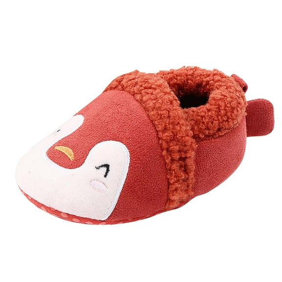 eczipvz Baby Slippers Boys Girls House Shoes Slip on Baby Sock Shoes Lightweight Outdoor Walking Shoes for Baby Boy Girl (Orange,4)