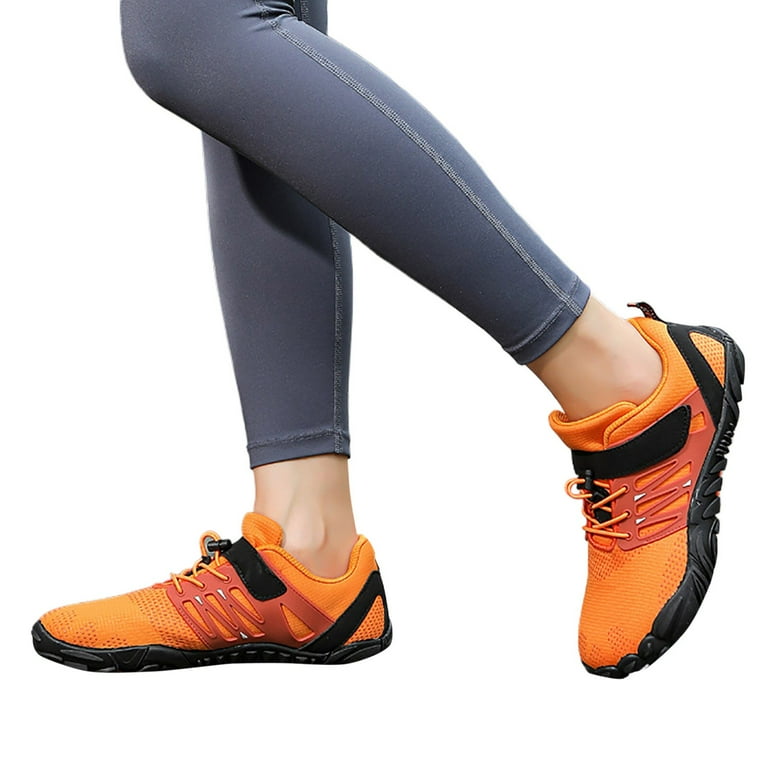 Orange sport shoes hot sale