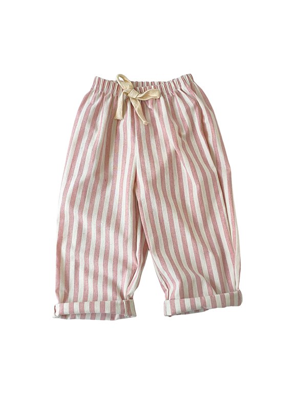 Boys Adjustable Waist Uniform Pants Boys' Flex Taper Pant Stretch School Uniform Pants Wrinkle Resistant Durable Kids Trousers Pink,1-2 Years