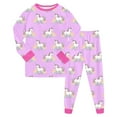 thumbnail image 1 of eczipvz Boys Girls' Pajamas Sets Toddler Glow in The Dark Pjs | 95% Cotton,Lightweight Breathable Snug Fit Kids Sleepwear, Long Sleeve Top & Pants Size 2-3 Years, 1 of 8