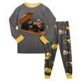 thumbnail image 1 of eczipvz Boys Pajamas 95% Cotton Truck Pjs Toddler Sleepwear Kids Winter Clothes Set Size，8-9 Years, 1 of 5