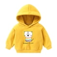 thumbnail image 1 of eczipvz Boys Sweatshirt Boys' Active Sweat Relaxed-Fit Pullover Hoodie Yellow,7-8 Years, 1 of 2