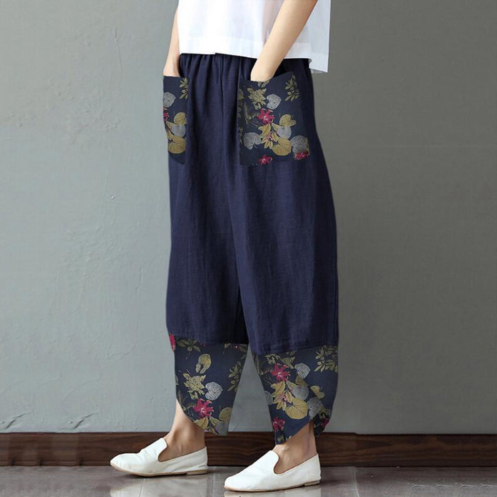  Women's Pants Plicated Detail Carrot Pants Work Casual