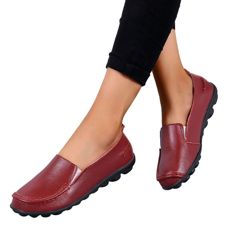 eczipvz Casual Shoes for Women Womens Loafers Slip On Fashion Loafer  Comfortable Casual Shoes, 