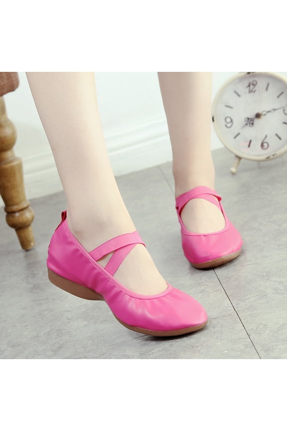 Casual Shoes for Women Womens Slip On Perforated/Quilted Casual Shoes Fashion Walking Flats,Hot Pink