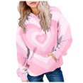 thumbnail image 1 of eczipvz Cute Hoodies for Girls Girls Oversized Hoodies Pullover Sweatshirts Causal Hoodie Aesthetic Drop Shoulder Soft Hoodie Girls Fashion Fall Winter Outfits Clothes Pink,1-2 Years, 1 of 5