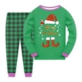 thumbnail image 1 of eczipvz Girls&Boys Christmas Pajamas Toddler Boy Kids Holiday Pajamas Set Santa PJS Winter Sleepwear Children Clothes，Size 3-4 Years, 1 of 5