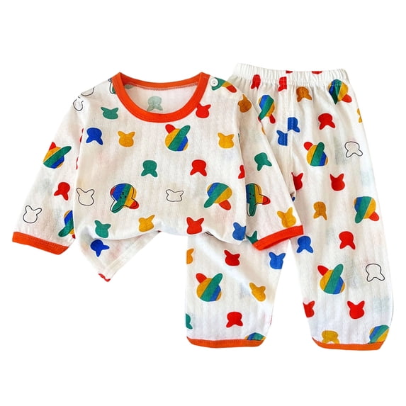 eczipvz Girls Loungewear Set Girls Pajamas Loungewear Snug Fit Pjs Set Kids Sleepwear Cute And Comfy Pajamas Multicolour,3-4 Years