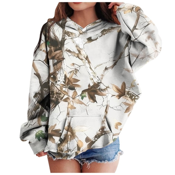 eczipvz Girls Sweatshirt Girls Graphic Print Oversized Hoodies Long Sleeve Hooded Sweatshirts Pullover Tops White,7-8 Years