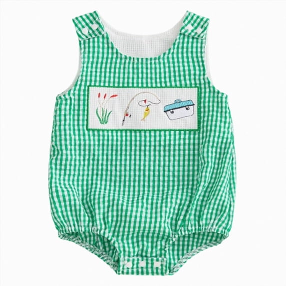 eczipvz Infant Baby Boy Girl Bodysuits 6-12 Months Golf Themed Clothes Embroidery Sleeveless Striped Tank Top Summer Romper