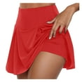 thumbnail image 1 of eczipvz Leggings for Women Tummy Control Workout Shorts for Women Seamless Scrunch Short Gym Yoga Running Sport Active Exercise Fitness Shorts 3XL,Red, 1 of 2