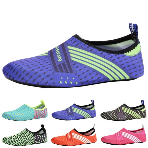 eczipvz Men Shoes Men Sports Shoes Outdoor Sports Shoes Beach Shoes Breathable Quick Drying Swimming Shoes Soft And Mens Sneaker Boots (Light Blue, 9)