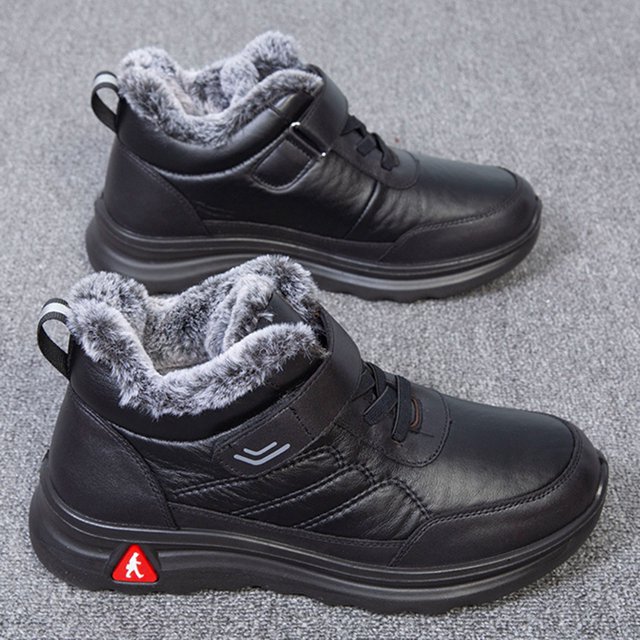 eczipvz Men Shoes Winter Plush Thickened Couple Walking Shoes Winter