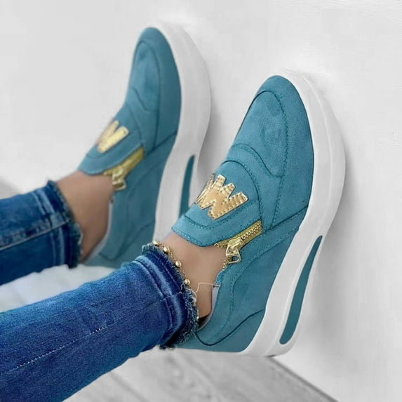 eczipvz Non Slip Shoes for Women Women's Running Shoes Non Slip Tennis Walking Blade Type Sneakers