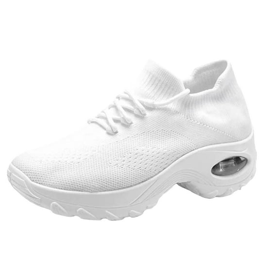 eczipvz On Cloud Womens Sneakers Black Lightweight Slip-On Trainers for Leisure Breathable Fitness Outdoor Running Shoes for Women White 7