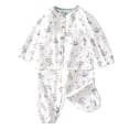 thumbnail image 1 of eczipvz Pajamas Set for Girls Girls Pajamas Toddler Pjs Kids Pj Set Cotton Jammies Holiday Sleepwear White,6-12 Months, 1 of 5