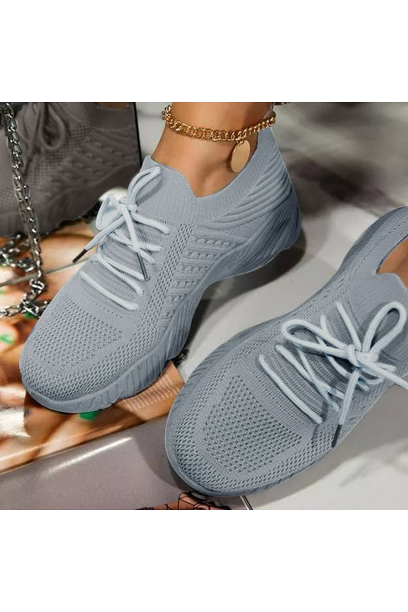 eczipvz Running Shoes Womens Women's Casual Walking Shoes Mesh Tennis Work Memory Foam Running Sneakers