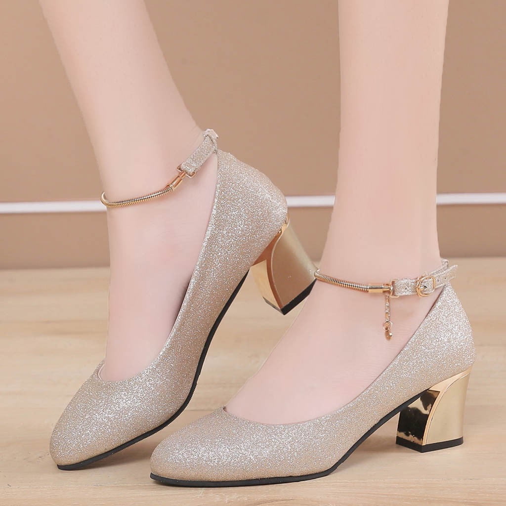 JM LOOKS Classy Open Toe Padded Block Heels | Day to Night : Amazon.in:  Fashion