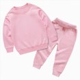 thumbnail image 1 of eczipvz Toddler Baby Boy Fall Winter Pullover Contrast Color Sweatshirt Long Sleeve Shirt and Pants Sweatsuit Outfits Set Winter Set for 0 6 12 18 24 M 1t 2t 3t 4t 5t 6t Size 7-8 Years, 1 of 6