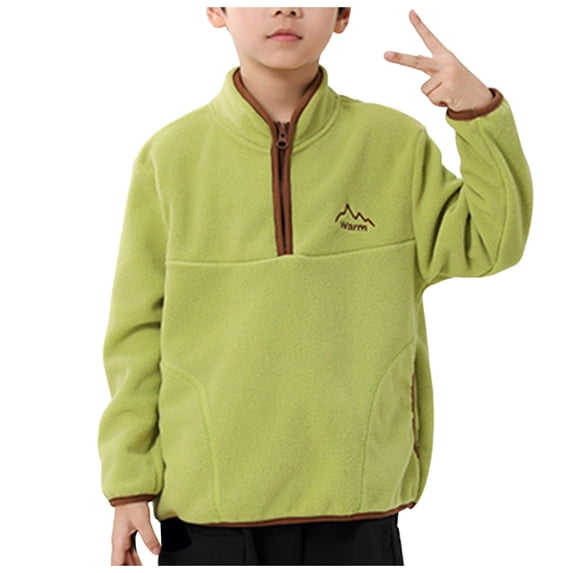 eczipvz Toddler Girl Coat Baby Windbreaker Coat Zipper Outerwear Green,5-6 Years