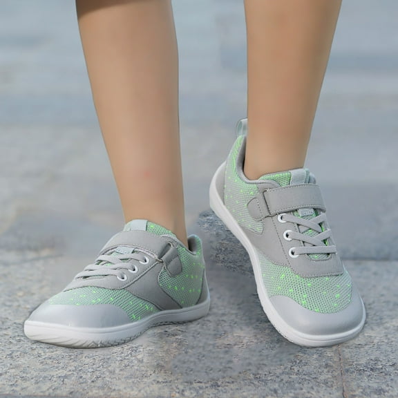 eczipvz Toddler Running Shoes Kids Lightweight Breathable Strap Athletic Running Shoes Sneakers Boys Grey,12.5