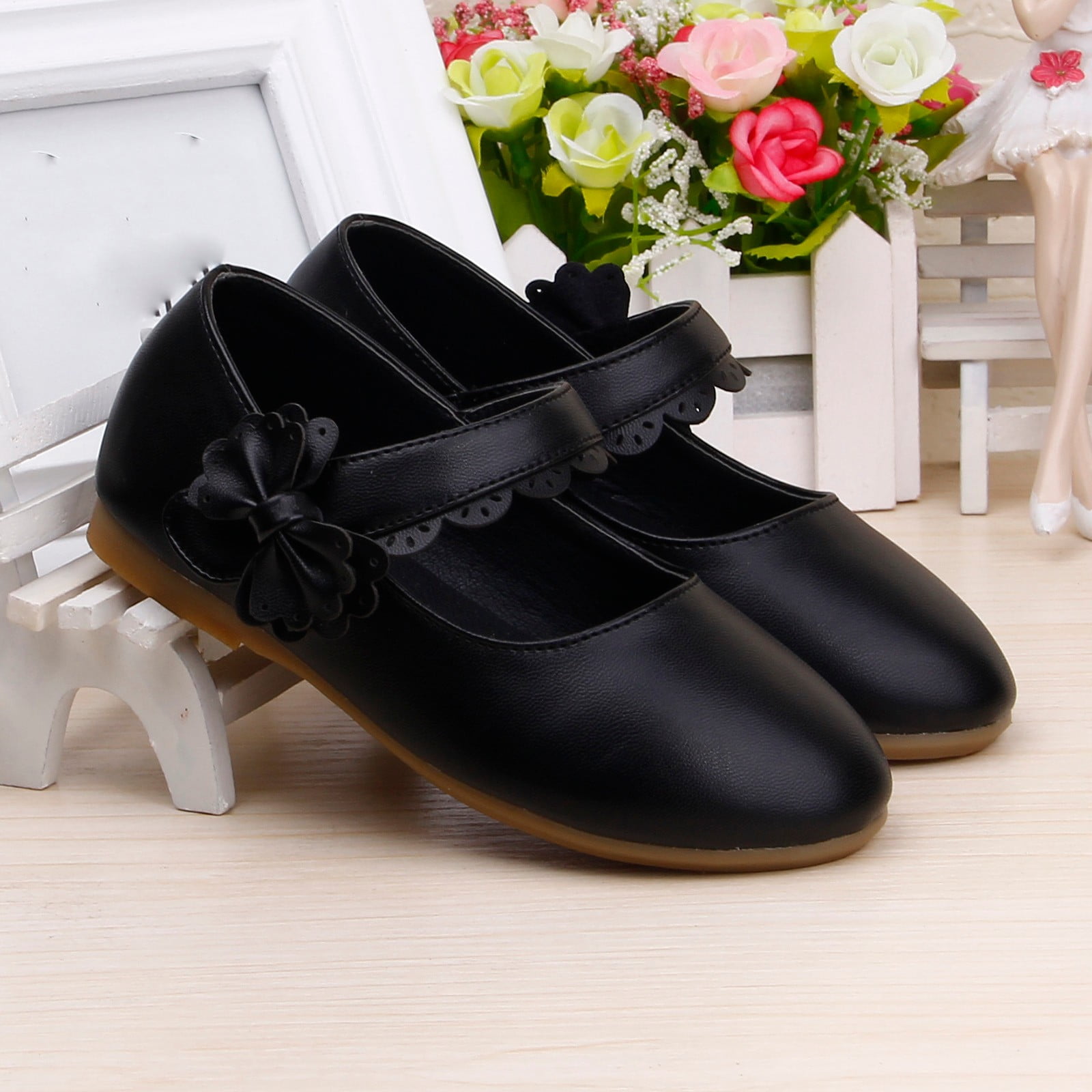 eczipvz Toddler Shoes Girl Shoes Small Leather Shoes Single Shoes Children Dance Shoes Girls