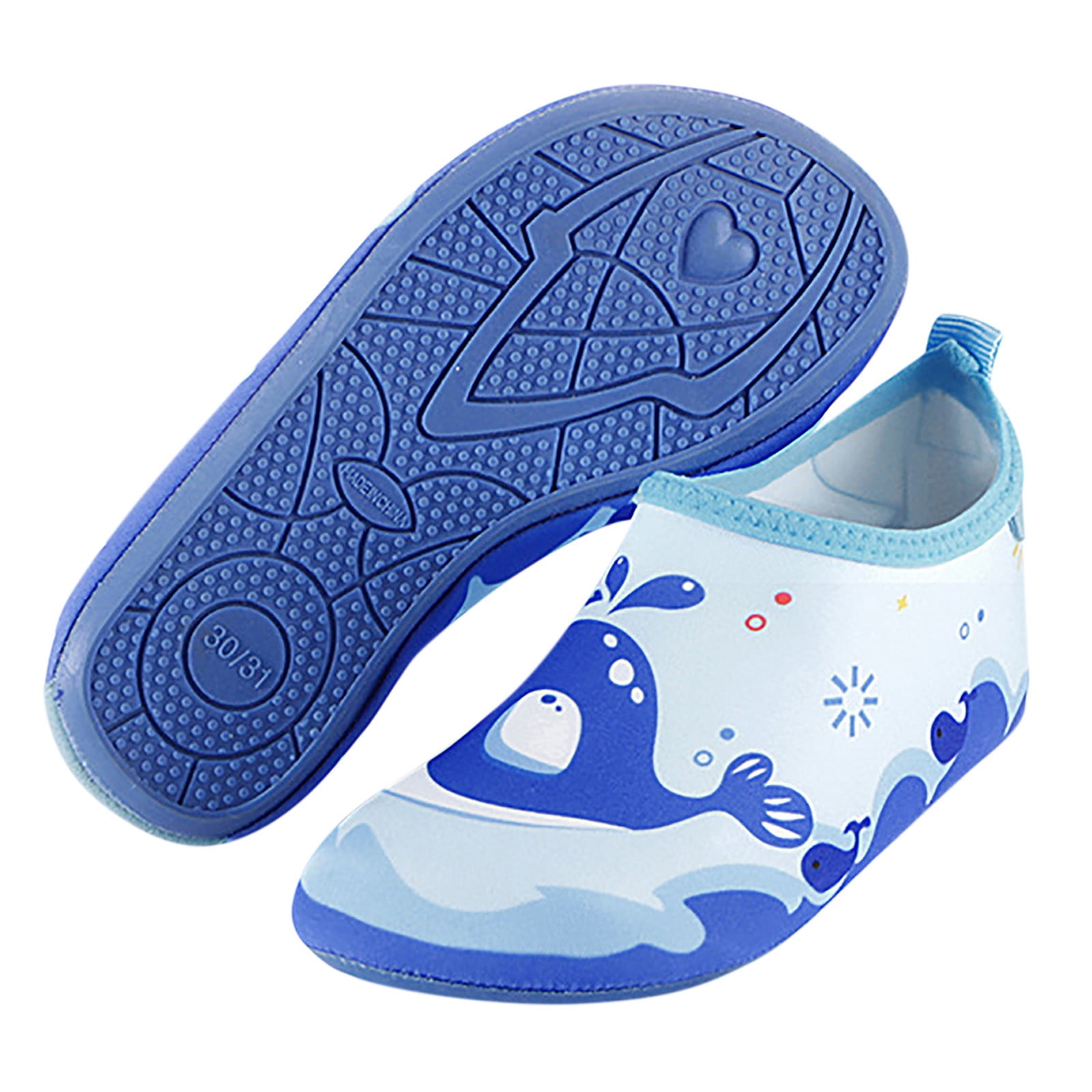 Lefflow Toddler Water Shoes - Quick-Dry, Non-Slip, Lightweight Beach Swim Socks, Size 7-8 US Toddler