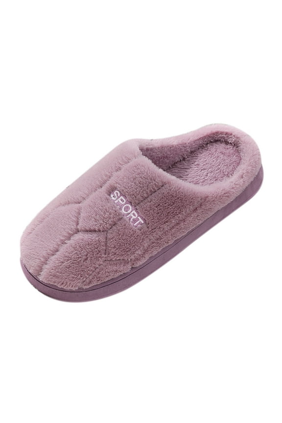 Womans Slipper Slip on Indoor Outdoor House Shoes Slipper for Women Purple,10