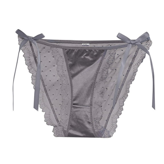 eczipvz Women Floral Lace Panties Sexy Hipster Underwear Waistband Tangas(Grey,L)