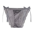 thumbnail image 1 of eczipvz Women Floral Lace Panties Sexy Hipster Underwear Waistband Tangas(Grey,M), 1 of 3