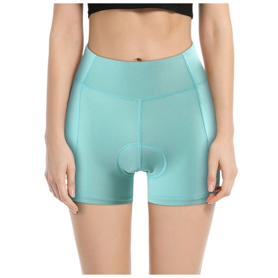 eczipvz Women's Cycling Underwear 3D Padded Bike Shorts Breathable Ergonomic Design Lightweight Bicycle Biking Undershorts(Blue,S)