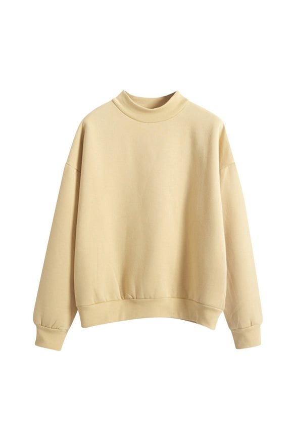 Womens Originals Garment Dyed Sweatshirt, Fleece Pullover For Women Yellow,XL