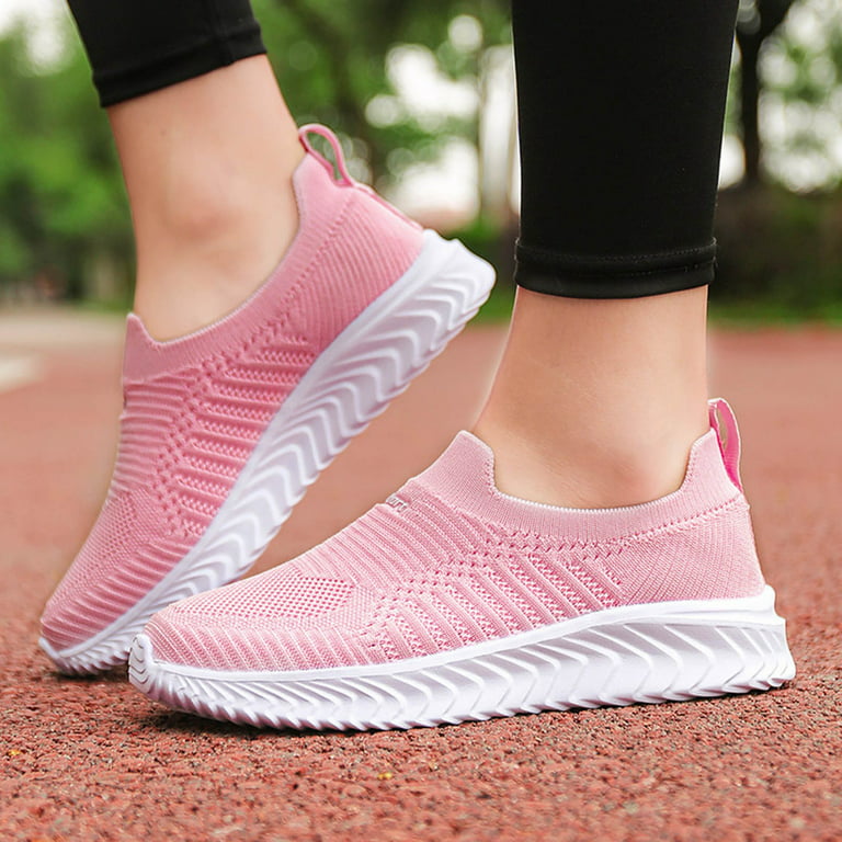 eczipvz Womens Running Shoes Womens Canvas Slip on Shoes Comfortable  Textile Loafers Cute Low Top Fashion Sneakers