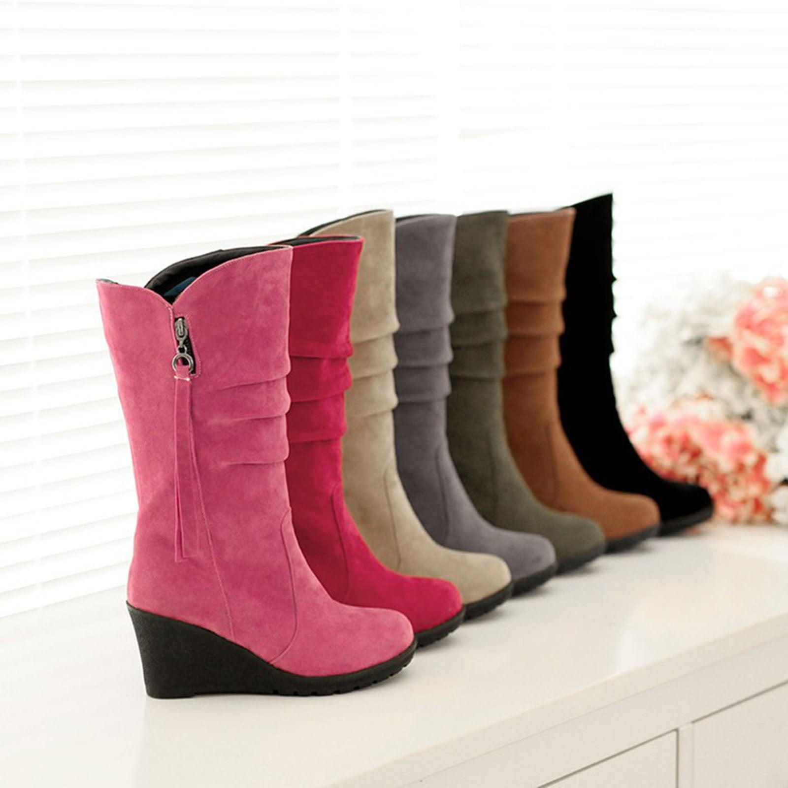 high length boots for ladies