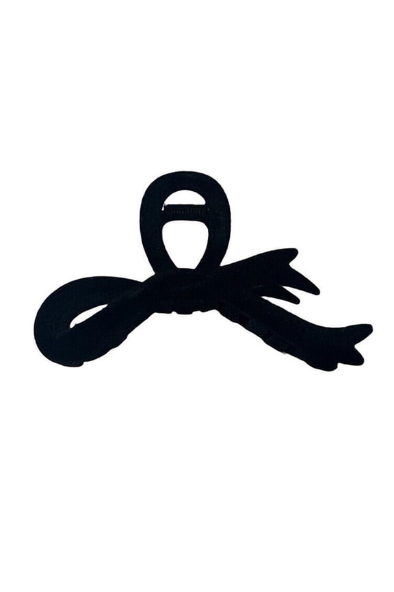 ed Velvet Bow Hair Clips Autumn Winter Women Hair Claw Gifts Accessories French Elegant Korean B4B1 Hairpin Hair Headwear Girls