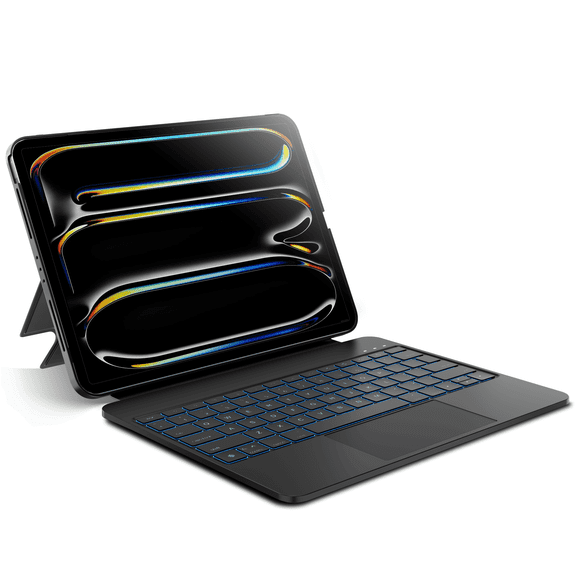 edaiser Detachable Keyboard Case Compatible with Apple iPad Pro 13 inch M5 2025 & M4 2024: Wireless Backlit Keyboard with Trackpad, Magnetic Protective Cover
