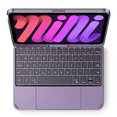thumbnail image 1 of edaiser Swivel Keyboard Case Compatible with Apple iPad Mini 7th Gen 2024 (A17 Pro) & iPad Mini 6th Generation 8.3-inch 2021, Rotatable Cover with RGB Backlit, Multi-Touch Trackpad, Metallic Purple, 1 of 6
