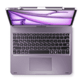 thumbnail image 1 of edaiser Swivel Keyboard Case Compatible with iPad Air 13-inch M4 M3 M2 & iPad Pro 12.9 inch 6th 5th 4th 3rd Generation; Wireless Rotatable Cover with Pencil Holder, Trackpad, Backlit, Metallic Purple, 1 of 6