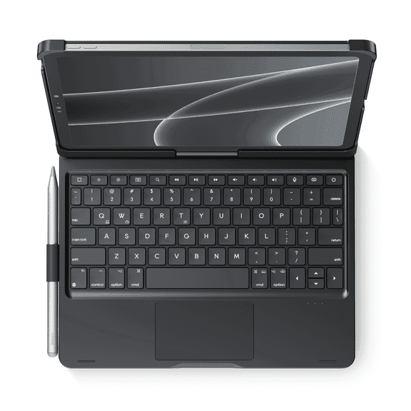 edaiser Swivel Keyboard Case Compatible with Apple iPad Air 11-inch M4 M2 M3 & Air 5th 4th Gen & Pro 11 inch (4th-1st Generation); 360 Rotatable Cover, Pencil Holder Trackpad Backlit Black