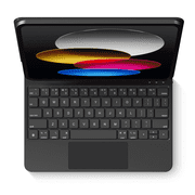 edaiser Wireless Magic Keyboard Case Compatible with Apple iPad 11th Gen A16 & iPad 10th Generation Smart Multi-Touch Trackpad, RGB Backlit, Black