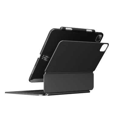edaiser Wireless Magic Keyboard Case + Magnetic Cover Compatible with Apple iPad Air 13-inch (M3&M2) 2025, iPad Pro 12.9-inch (6th-3rd Gen), Aluminum Alloy