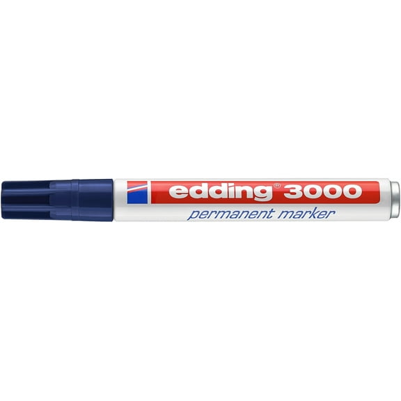 Edding Permanent Marker - Steel Blue, 3000, Bullet Nib