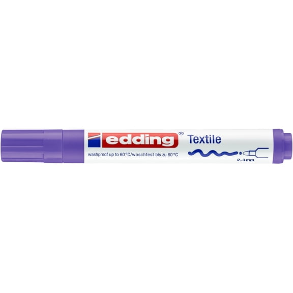Edding 4500 Textile Pen - Neon Violet