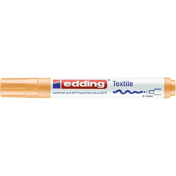 edding 4500 Textile Marker, Pale Orange